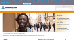 Desktop Screenshot of folkhalsoguiden.se