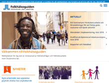 Tablet Screenshot of folkhalsoguiden.se